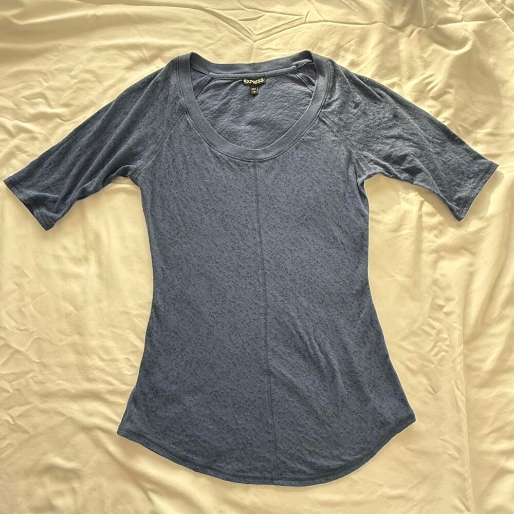 Express Women's Navy Blouse